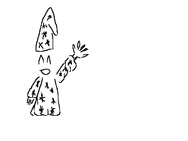 Baldir le mage salue de la main en souriant